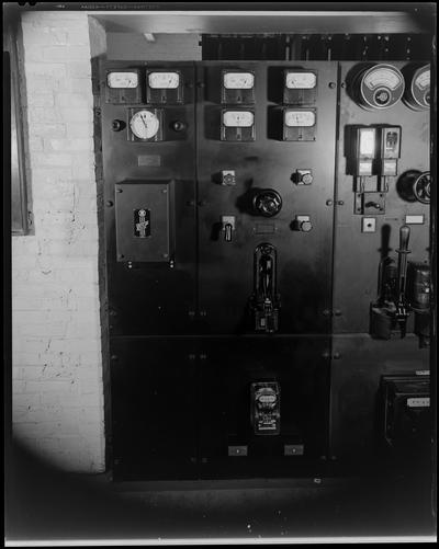Lexington Water Works, electrical switch panel
