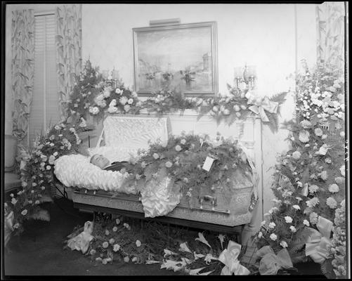 Mr. Steele; corpse, open casket for viewing