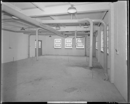 J. Fred Beggs & Sons; Narcotic Farm (construction); building under construction, interior