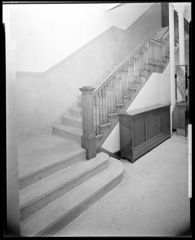 Mitchell, Baker & Smith Company, 230-232 West Main; interior, view of staircase