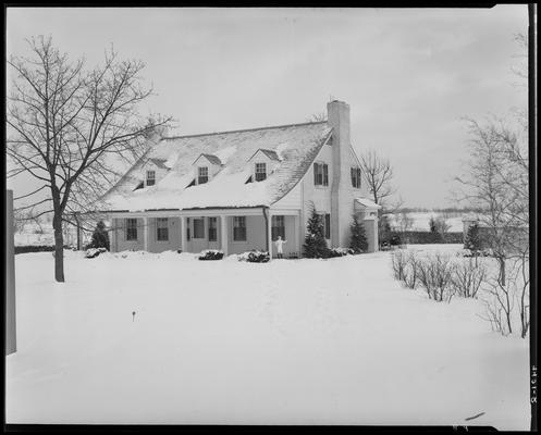 Mrs. Royce G. Martin; exterior view of house