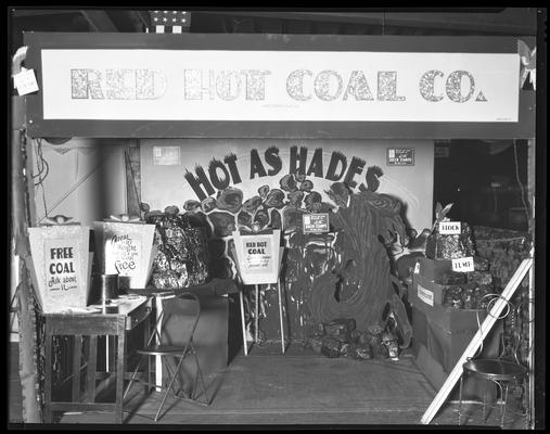 Red Hot Coal Company; display booth at trade show