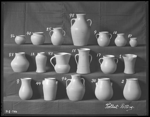 Tolbert Pottery; p. 1 c. 786; advertisement display