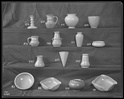 Tolbert Pottery; p. 1 c. 787; advertisement display