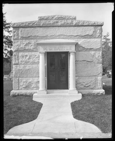 M. J. Battle crypt; exterior