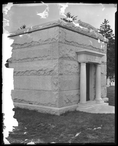 M. J. Battle crypt; exterior