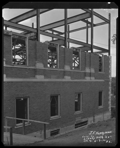J.F. Hardyman Construction Company; University of Kentucky Library Building