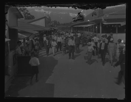 Bluegrass Fair; booths along midway