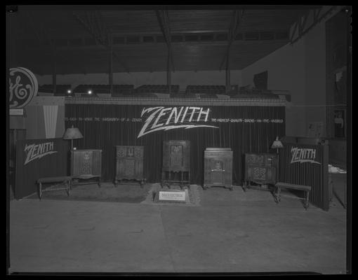 Zenith Radio display; booth