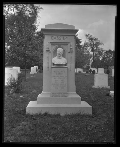 Professor M.A. Cassidy; monument
