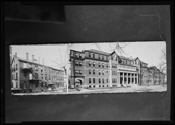 St. Joseph's Hospital, 544 West Second (2nd) Street; exterior (copy negative)