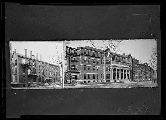 St. Joseph's Hospital, 544 West Second (2nd) Street; exterior (copy negative)