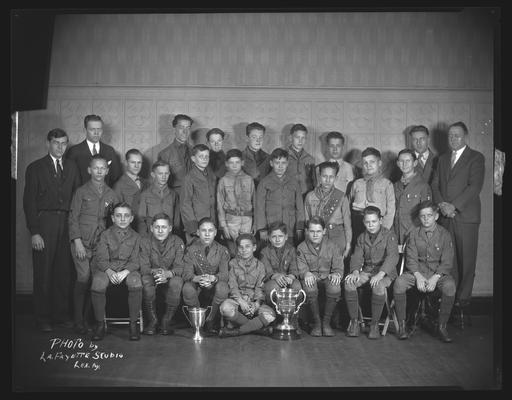 Boy Scouts; group photo