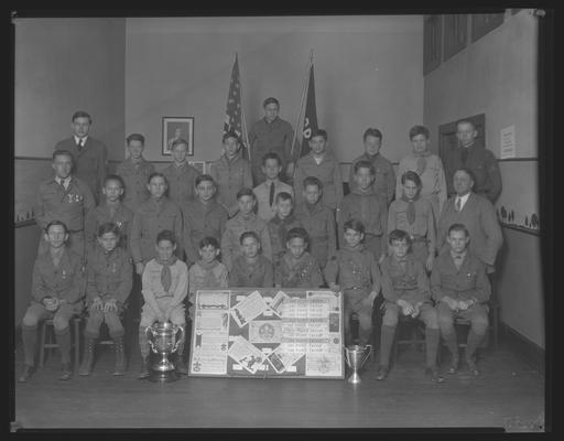 Boy Scouts; group photo