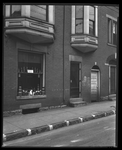 Wax-ola Company; exterior window, Upper and Church Street