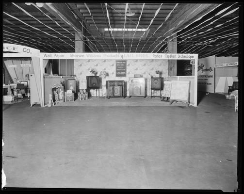 Lail Brothers food show display (Combs Lumber Company booth in background)