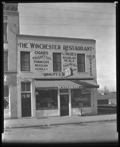 Winchester Restaurant (Quick Lunch); exterior
