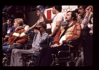 UK vs. LSU: Fans in wheelchair section
