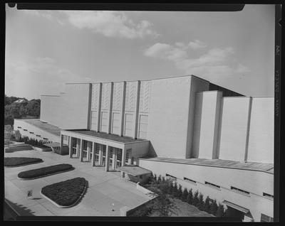 Memorial Coliseum air view
