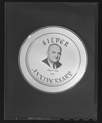 Silver Anniversary Plate Adolf Rupp