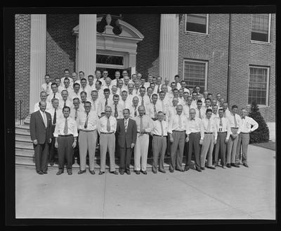 Group of men at Bowman Hall Boyd Keenen
