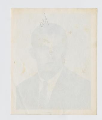 Photographic print: Unidentified person