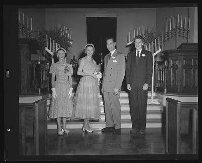 LaFollette - Riddle. Jo Lee LaFollette married (2nd marriage) William H Riddle (his 2nd also) on 16 Nov 1951 at College of the Bible chapel in Lexington, KY by Rev. T C Ecton. Her attendant was her aunt, Mrs John D Arthur and the best man was her cousin John W Bronaugh
