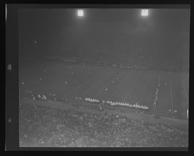 UK band formation at the Kentucky vs. Mississippi State game