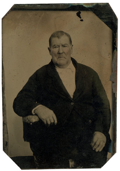 Hand-colored portrait of an unidentified man