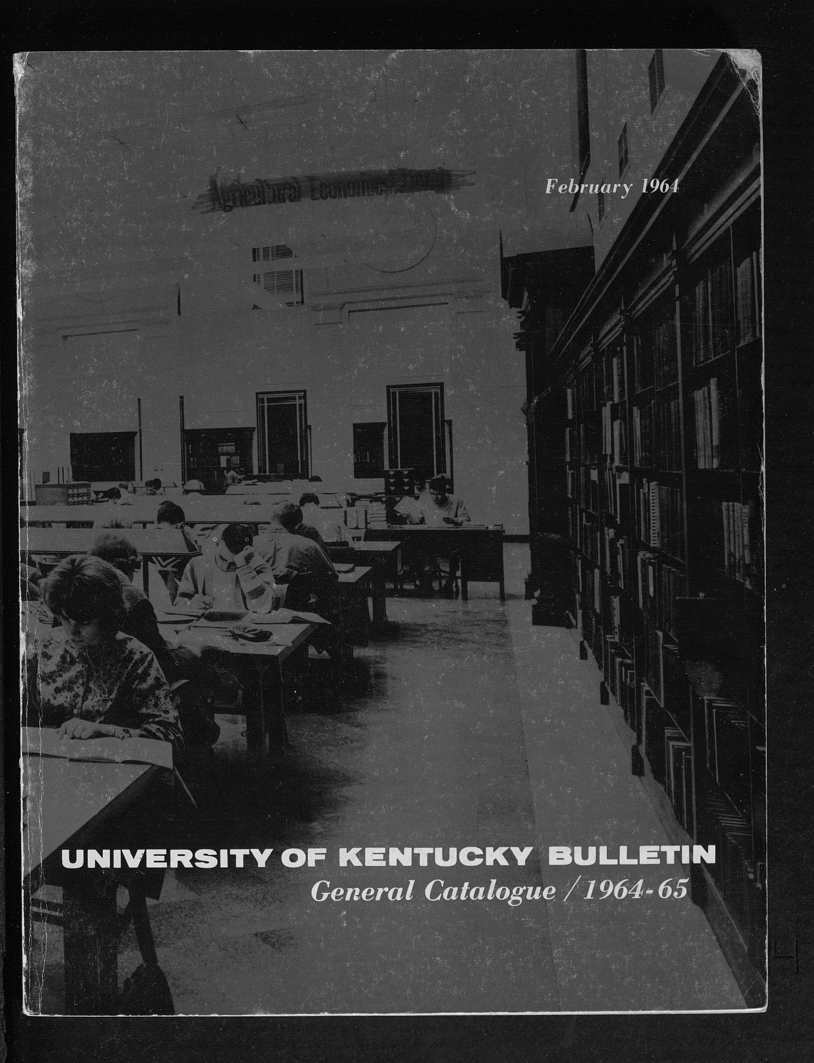 bijtend bewaker Vrijgevig Bulletin of the University of Kentucky, Volume 30 (1964-1965)