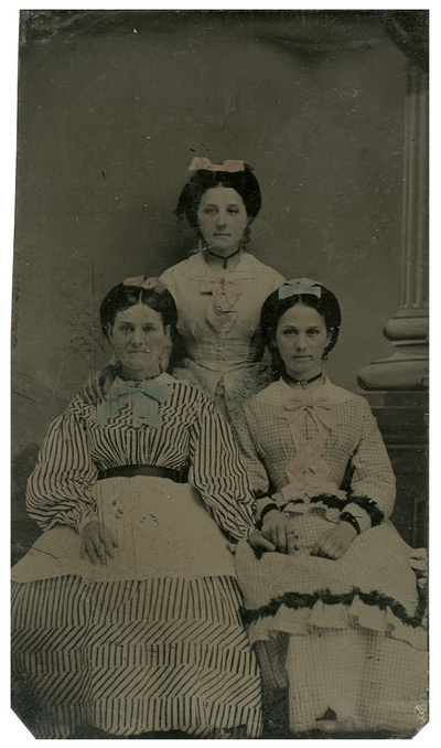 Three unidentified women