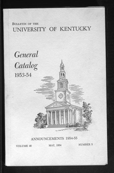 Bulletin of the University of Kentucky, Volume 22 (1947-1948)