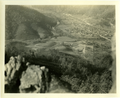 Aerial view of Pineville, Ky