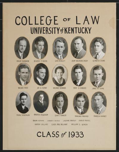 Class of 1933