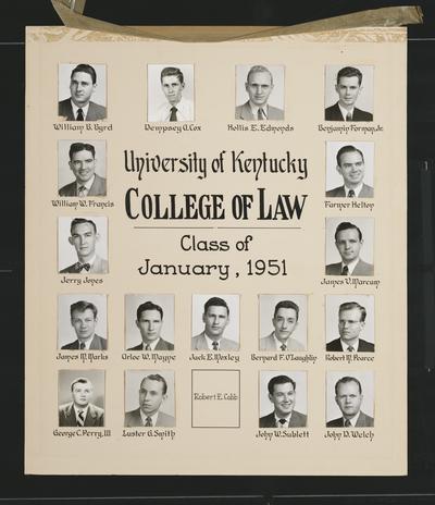 Class of 1951 (January)