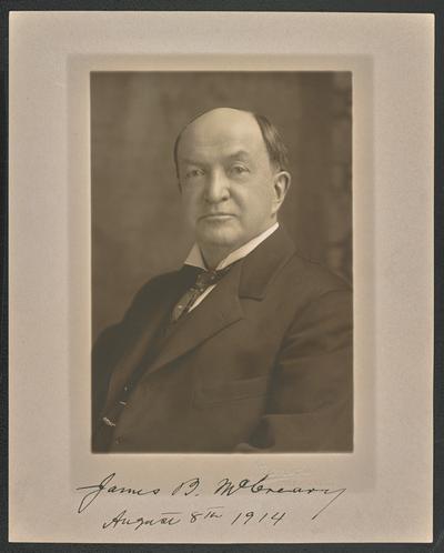 James B. McCreary, August 8th, 1914
