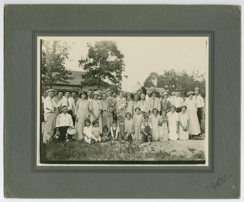 Edgard Garrison, teahcer. Blue Springs School, 1926, Franklin County