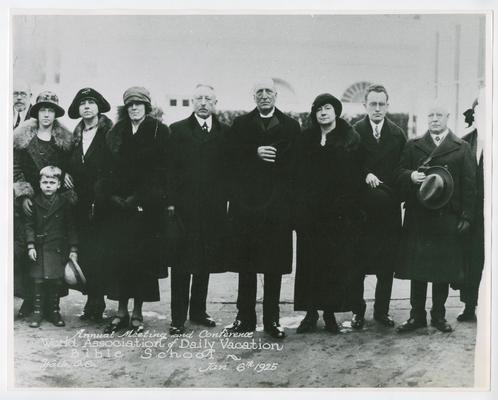 Cora Wilson Stewart at the Annual meeting and Conference of the World Assocation of Daily Vacation Bible School, Washington D.C. January 6th 1925