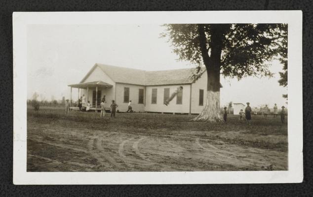 School House at Dell, Arkansas. Sent by Ms. Perry