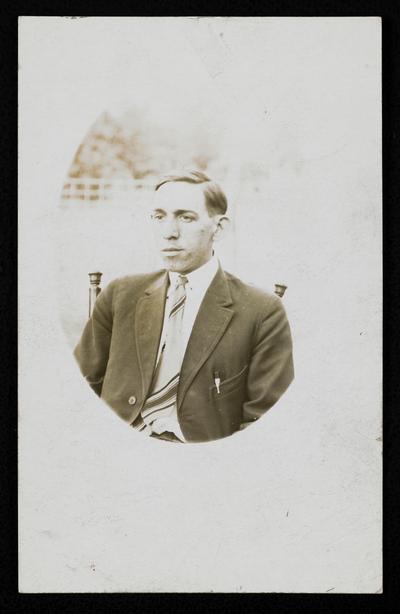 Male, unidentified, formal portrait