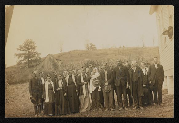 Kentucky students. Back of the photograph reads: A night school class, similar photograph to item #297