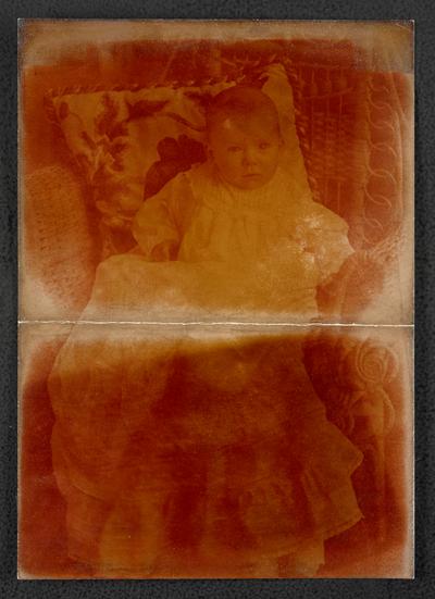 Formal portrait of Cora Wilson Stewart as a baby