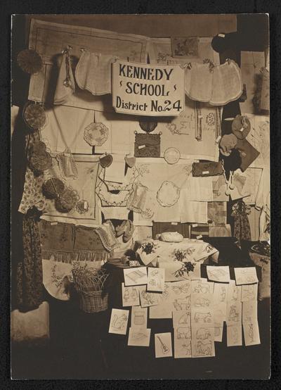 Display from the Kennedy School, District No. 24, location unknown