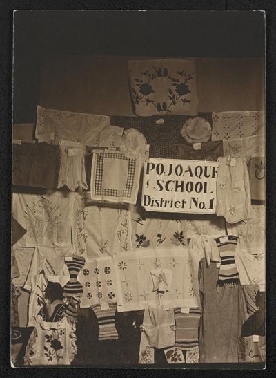 Display from the Pojaque School, District No. 1, in New Mexico