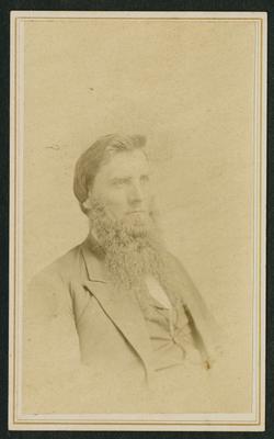 James Minor; noted on album page as                              Uncle Jim Minor / Rev. F. C. of M. E. South / Grandpa Minor's brother