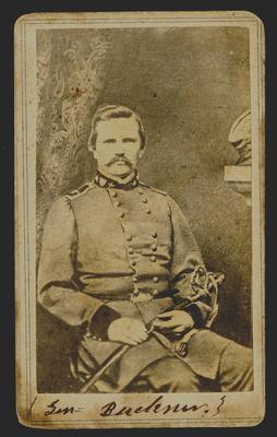 Simon Bolivar Buckner, Sr. (1823-1914); served as a General in the Confederate States Army and as Governor of Kentucky (1887-1891)