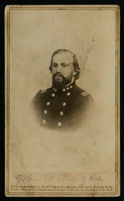 John Hunt Morgan (1825-1864); served as a General in the Confederate States Army