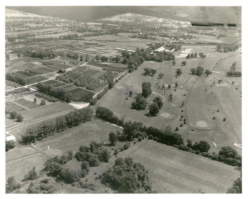 Aerial photographs; Aerial view of a golf course