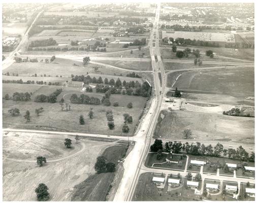 Aerial photographs; Aerial view of road construction