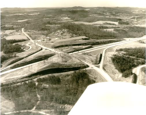 Aerial photographs; Aerial view of an intersection